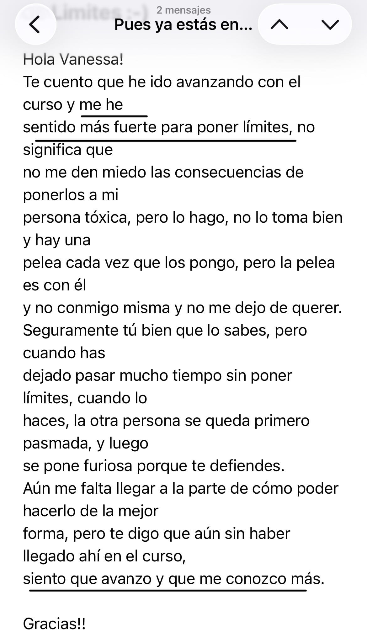 Ruth Testimonio