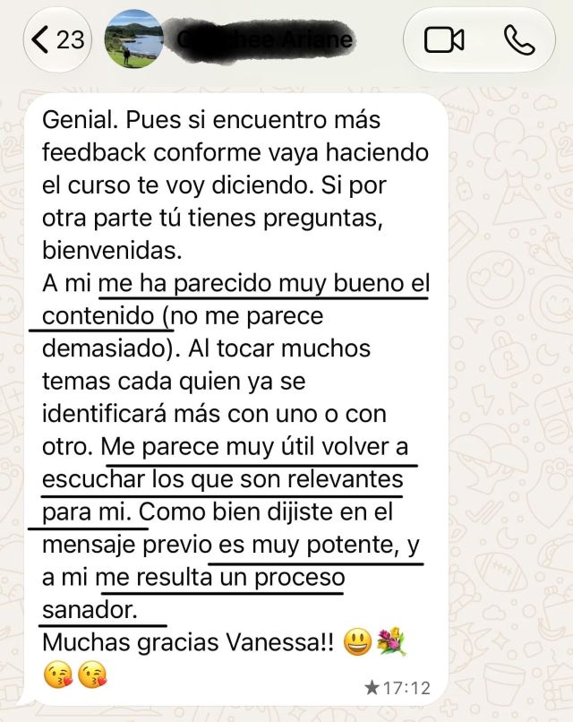 Ariane testimonio Límites